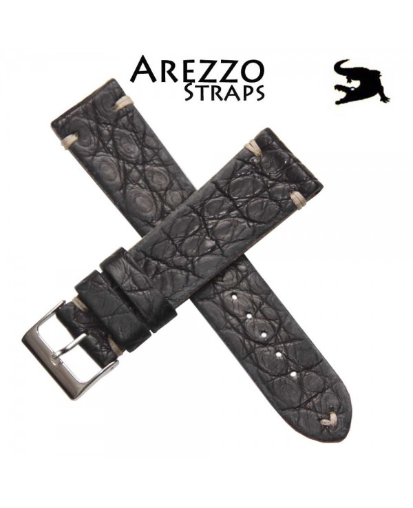 Arezzo TRIBAL 22mm Alligator black