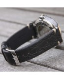 Arezzo TRIBAL 22mm Alligator noir bracelet de montre