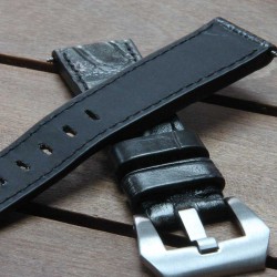 Arezzo DARKGATOR 20mm Alligator Anthracite