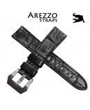 Arezzo DARKGATOR 20mm Alligator Anthracite