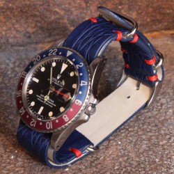 blue croc watch strap