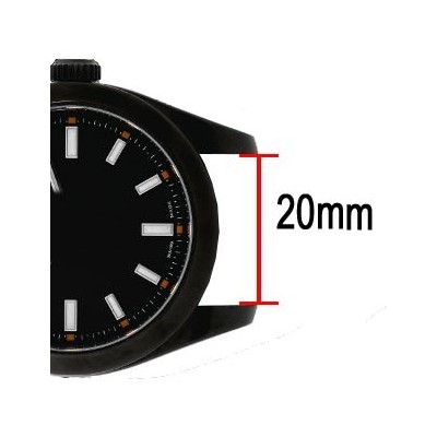 NATO James Bond 20mm Noir Gris