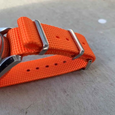 Bracelet NATO CONCEPT orange 20mm compatible Omega speedmaster