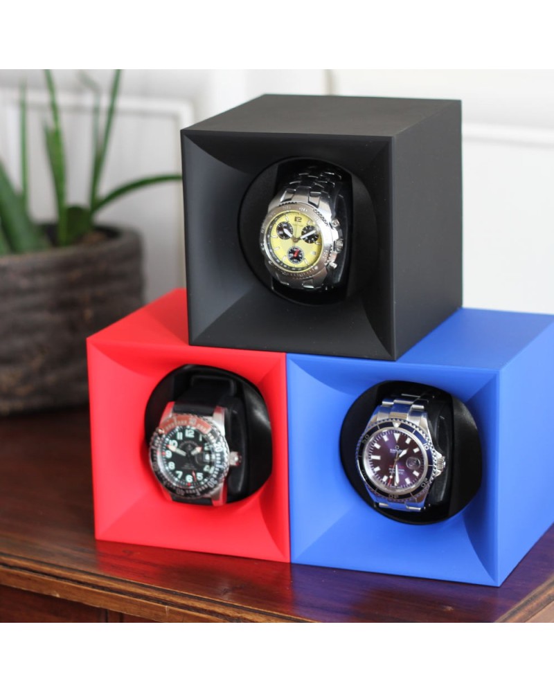 Remontoir Swiss Kubik StartBox noir pour montre automatique