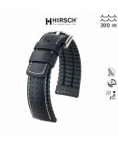 Bracelet de montre Hirsch TIGER noir 20mm