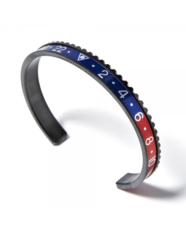 Bracelet Speedometer Pepsi Rouge Bleu et Inox Poli