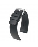 Bracelet XL Hirsch PURE 20mm Coutchouc Noir